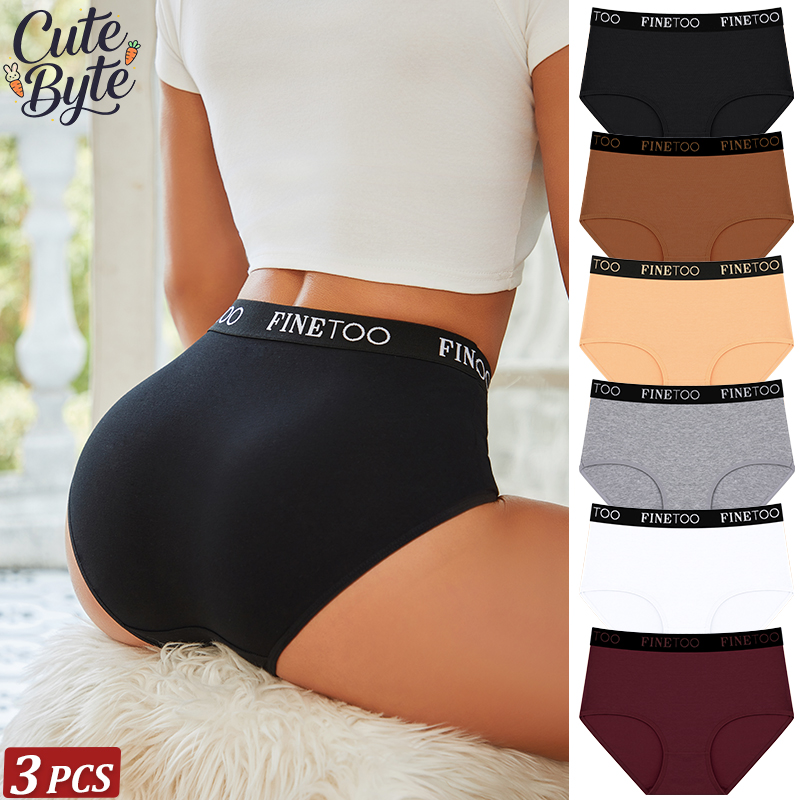Seamless Underwear Women - Finetoo 3Pcs Celana Dalam Wanita Katun