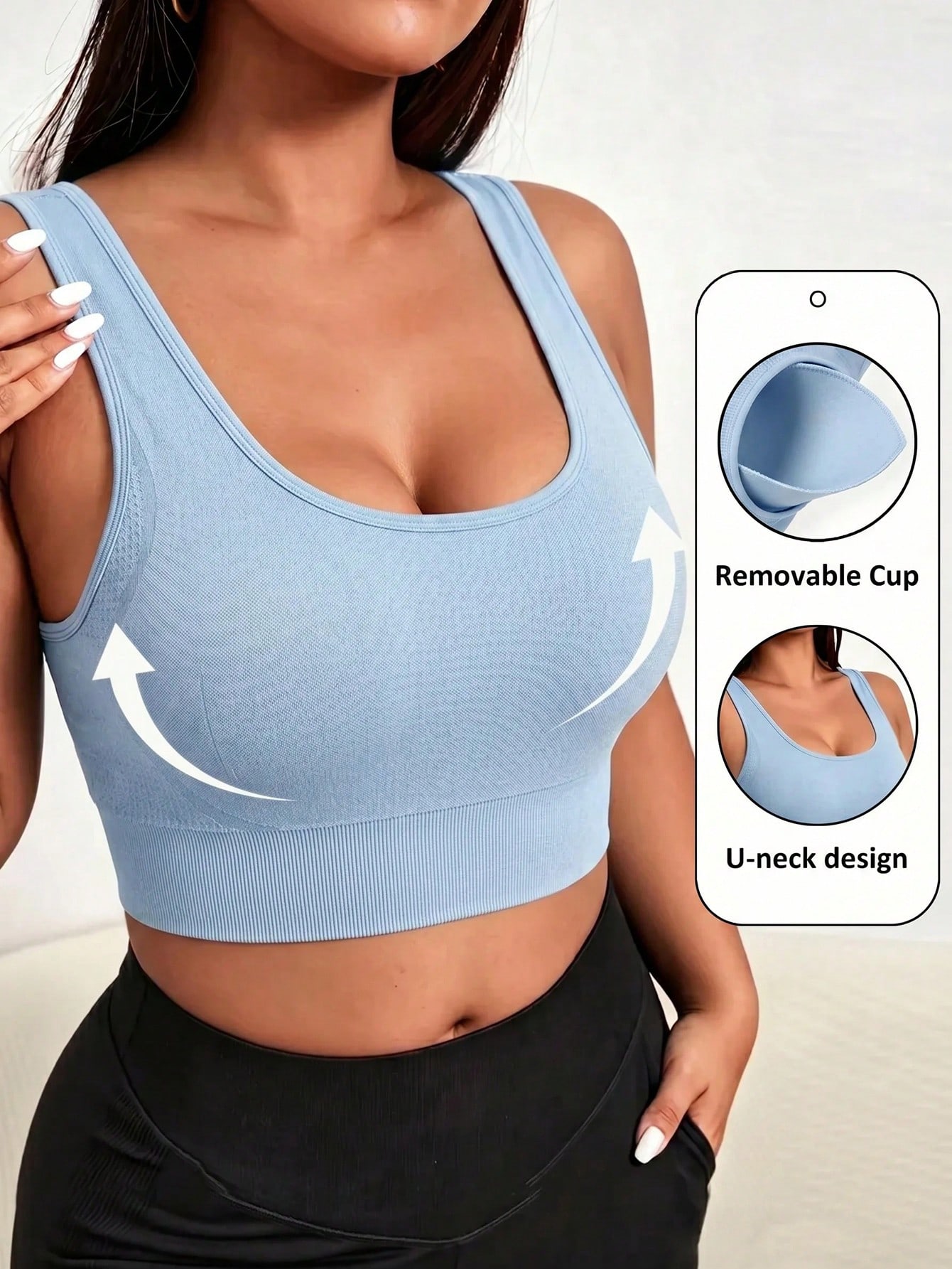Bra Olahraga Tanpa Jahitan Uku - Push Up Bra Padded ulasan dan harga
