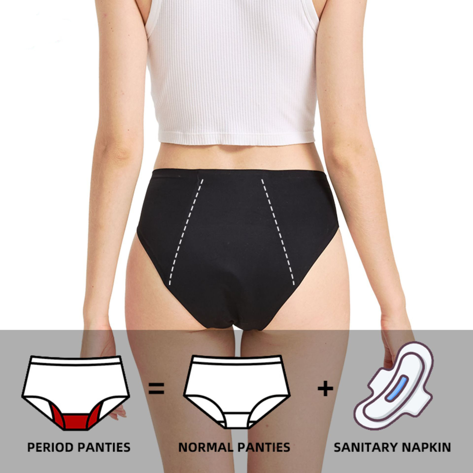 Celana Dalam Wanita untuk Mens - Period Panty Absorbent ulasan dan harga